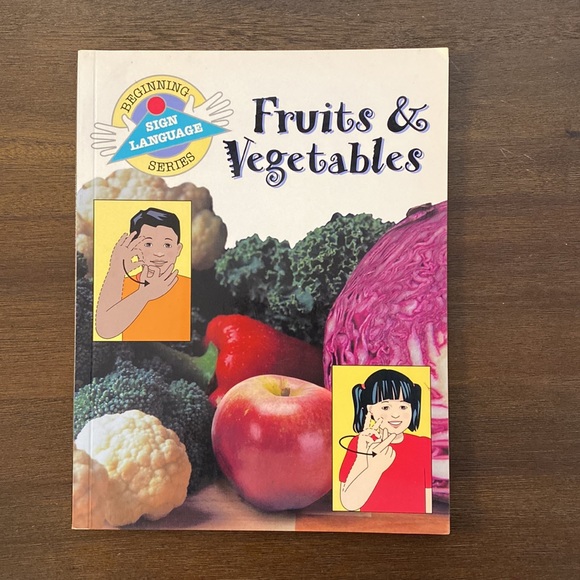 Beginning Sign Language Series Foods and Fruits & Vegetables (Vintage, 1997) - Picture 2 of 8